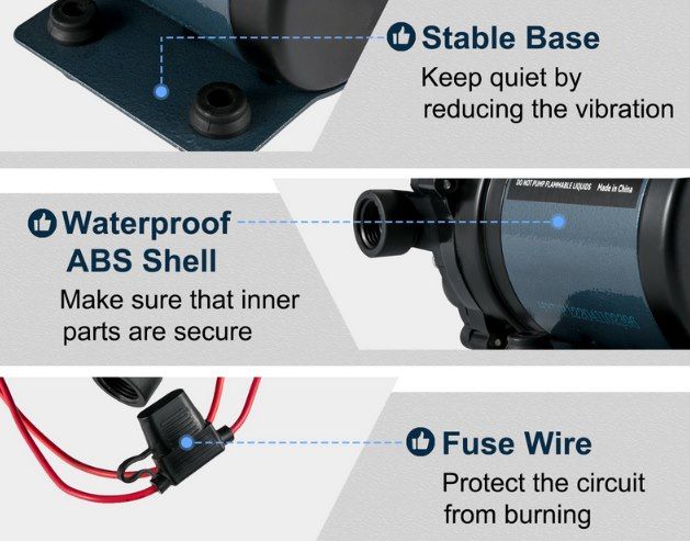💦 VEVOR 12V Abwaschpumpe (max. 3m & 31,8L/min) für 79€ (statt 90€)