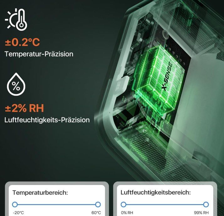 🌡️ 3x X Sense WLAN Thermo  & Hygrometer mit App Steuerung für 44€ (statt 60€)