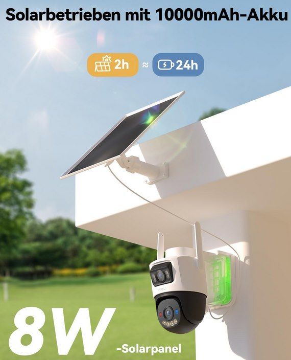 👀 Imou AOV 5MP+5MP Dual Objektiv Überwachungskamera mit 4G & WLAN für 139,99€ (statt 170€)