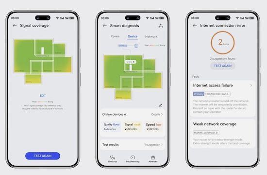 🔥 Fehler? 🛜 3x HUAWEI WiFi Mesh 3+ Mesh Router Set für 48,34€ (statt 120€)