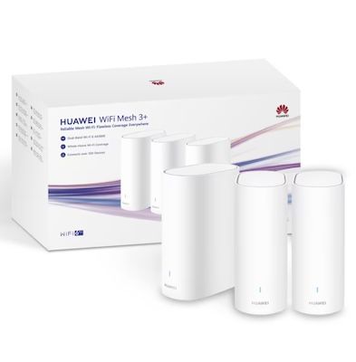 🔥 Fehler? 🛜 3x HUAWEI WiFi Mesh 3+ Mesh-Router Set für 48,34€ (statt 120€)