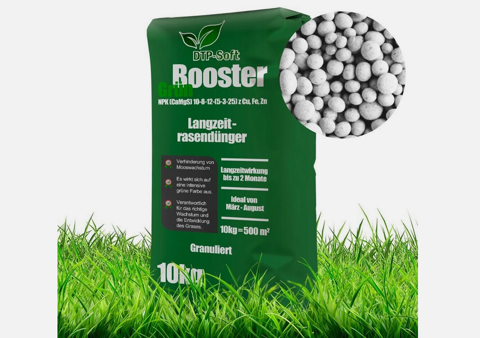 🏡 DTPSoft Rasendünger Granulat 10 kg für 19,99€ (statt 26€)