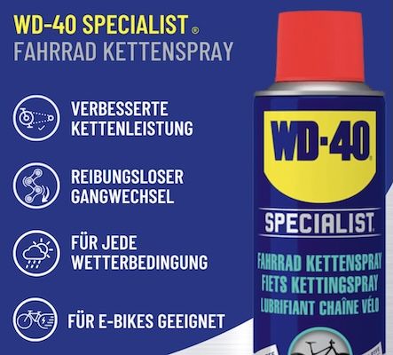 💨 WD 40 Specialist Fahrrad Pflegeset ab 19,99€ (statt 28€)