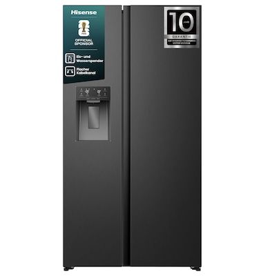 🧊 Hisense RS5P528STFE Side-by-Side mit Eis- & Wasserspender für 799€ (statt 1.000€)