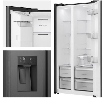 🧊 Hisense RS5P528STFE Side by Side mit Eis  & Wasserspender für 799€ (statt 1.000€)