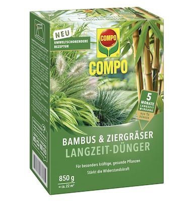 🌱 COMPO Bambus & Ziergräser Langzeit-Dünger, 850 g ab 6,99€ (statt 11€)