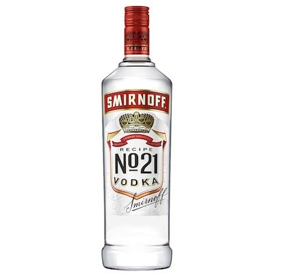🥴 1 L Smirnoff Red Label No.21 Vodka, 37,5% ab 12,34€ (statt 18€) – Primer!