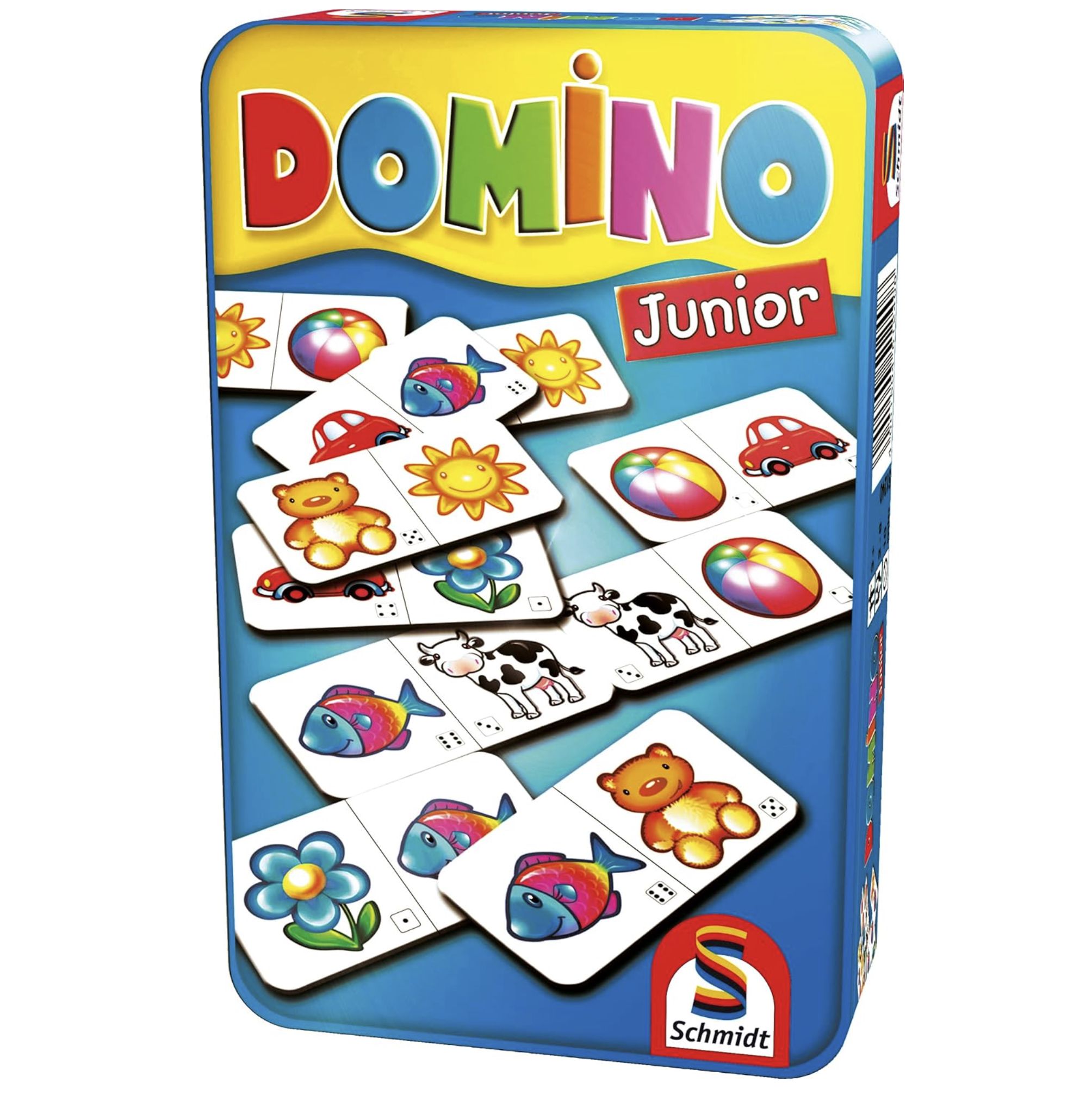 🐄 Domino Junior, Bring Mich mit Spiel in der Metalldose ab 4,99€ (statt 10€)