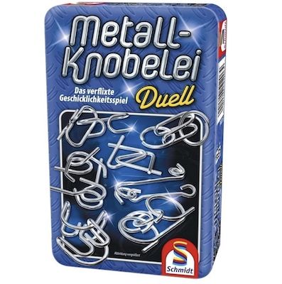 🪝 Schmidt Spiele Metall-Knobelei Duell, Reisespiel ab 4,99€ (statt 10€)