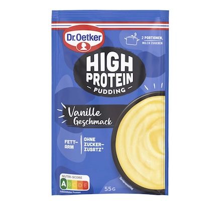 🤤 6x Dr. Oetker High Protein Pudding-Pulver Vanille, 55g für 4,16€ (statt 11€) – Joybuy Neukunden