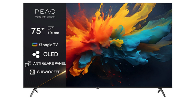 🎮📱MediaMarkt Wochenend Knaller: z.B. PEAQ PTV 75GQU   75 QLED TV für 599€ (statt 689€)