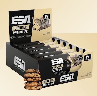 🍫 12er Pack ESN Designer Bar Protein Riegel Cookie Dough ab 22,45€ (statt 29€) – MHD 05/26