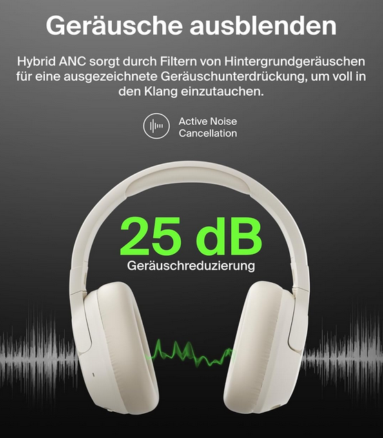 Belkin SoundForm Isolate Bluetooth Kopfhörer Noise Cancelling für 29,99€ (statt 53€)