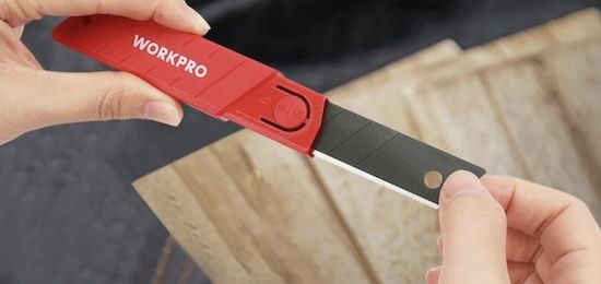 🔪 100x WORKPRO Cuttermesser Klingen, 18mm für 12,70€ (statt 20€)