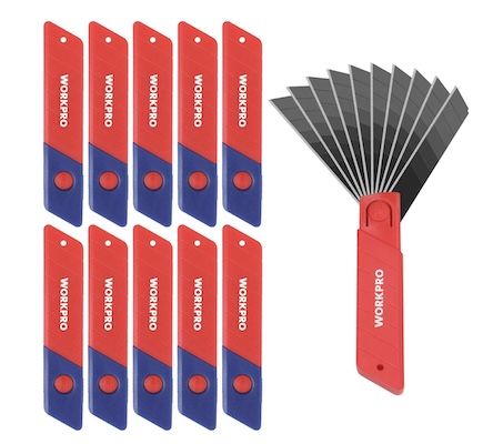 🔪 100x WORKPRO Cuttermesser Klingen, 18mm für 12,70€ (statt 20€)