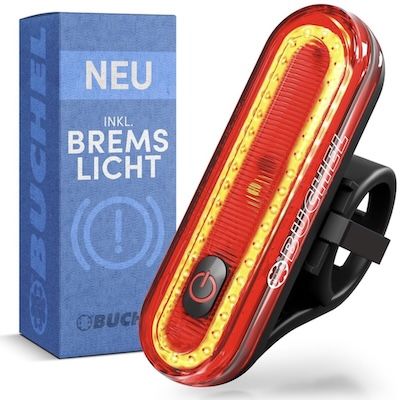🏮 Büchel Micro Lens COB LED Fahrrad-Rücklicht mit Bremslicht für 19,99€ (statt 27€)