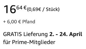 🥤 24x Uludag Gazoz Getränk, je 330 ml für 16,64€ (statt 24€)
