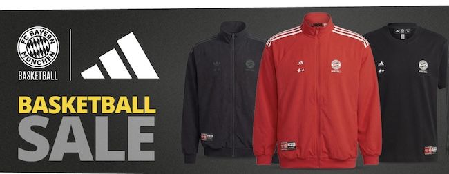 🏀 FC Bayern München Basketball Sale + 5€ Gutschein ab 60€ + keine VSK ab 60€