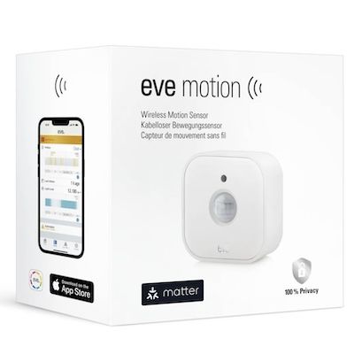 🔍 Eve Motion (Matter) Bewegungsmelder mit Lichtsensor für 33,90€ (statt 44€)