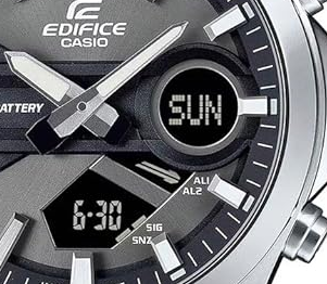 ⌚ Casio Edifice EFV C120 Herren Analog Digital Uhr 45mm für 72,70€ (statt 90€)