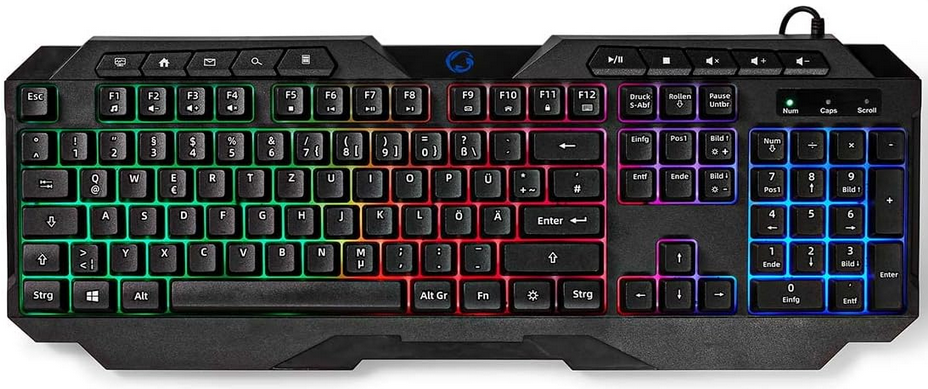 ⌨️ Nedis GKBD110BKDE Gaming USB Tastatur für nur 7,77€ (statt neu 23€)