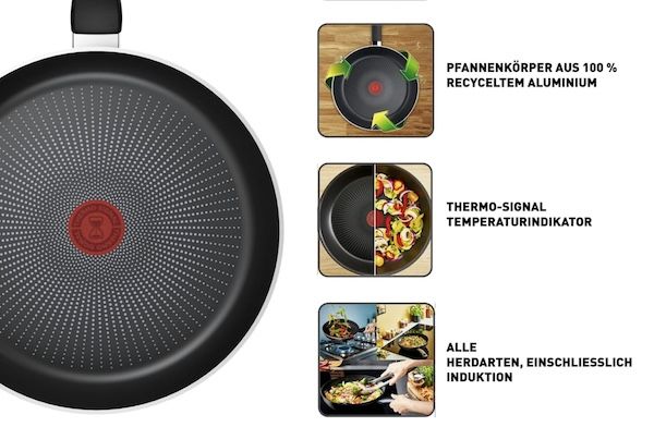 🍳 Tefal Recycled On Pfannen Set (24/28 cm) für 44,99€ (statt 53€)