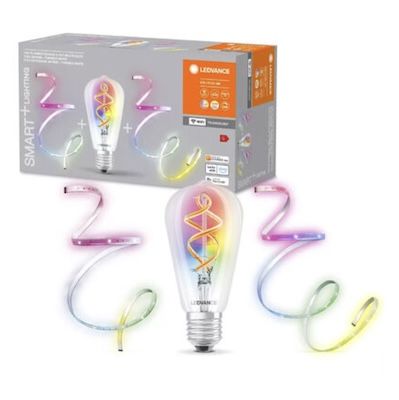 💡 LEDVANCE dimmbare WiFi Edison Filament-Lampe + 3m-RGB-Lichtband für 11,69€ (statt 24€)