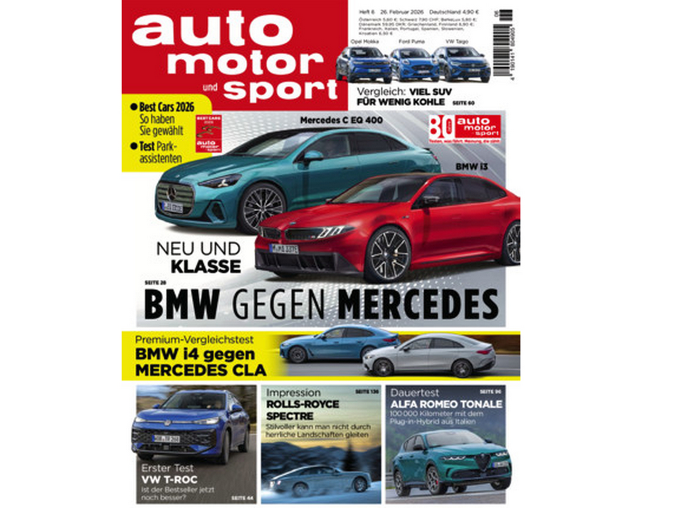🏎️ 13 Ausgaben auto motor und sport Abo für nur 9,90€ (statt 68€)   nur 0,76€/Ausgabe