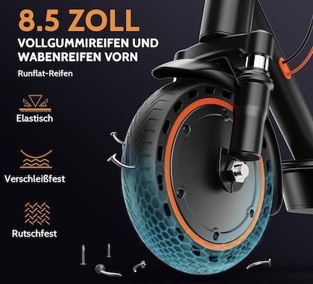 🛴 Todimart T6 ABE E Scooter mit 30 km Reichweite für 154,18€ (statt 219€)
