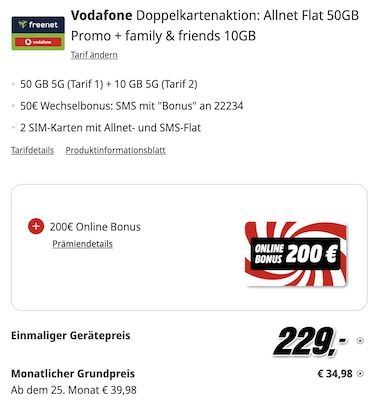 🔥 Gewinn nach Ankauf 📱 Samsung Galaxy S26 Ultra 229€ + 2x Vodafone (50GB + 10GB) 34,98€ mtl.