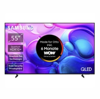 📺 Samsung GQ55Q6FAAU – 55 Zoll QLED UHD Fernseher für 399€ (statt 540€)