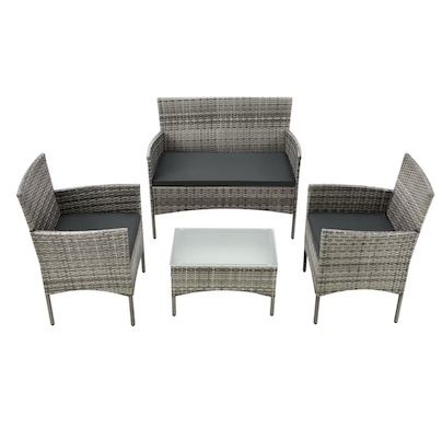 🏡 Juskys Fort Myers Polyrattan Gartenmöbel-Set für 125,94€ (statt 180€)