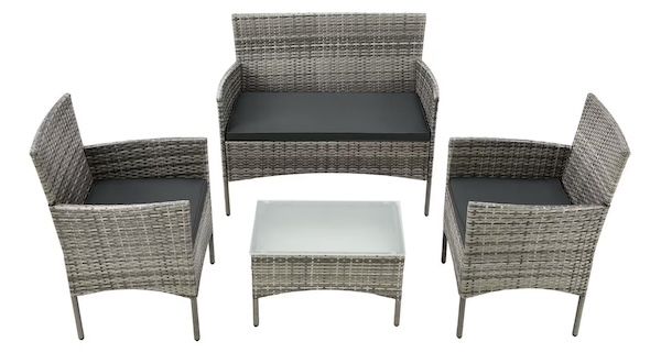 🏡 Juskys Fort Myers Polyrattan Gartenmöbel Set für 125,94€ (statt 180€)