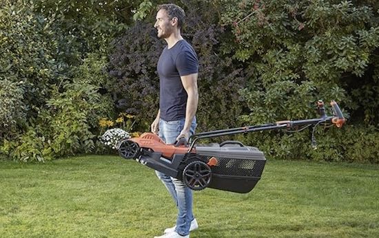 🌱 Black+Decker Elektro Rasenmäher mit EasySteer Lenkgriff für 130,25€ (statt 203€)