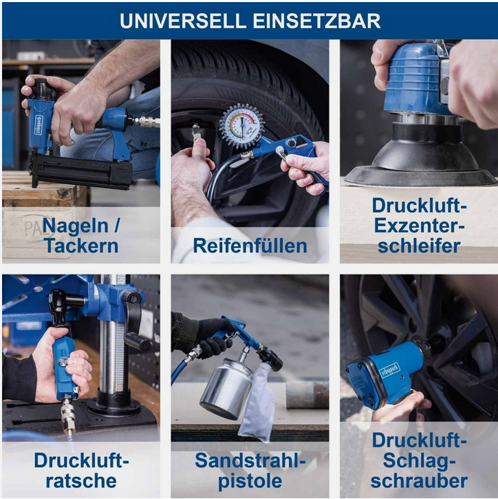 💨 Scheppach HC53DC Kompressor, 50 L für 199,99€ (statt 260€)   neuwertige B Ware