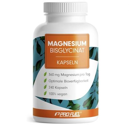 💊 240er Pack ProFuel Magnesium Bisglycinat Kapseln ab 13,56€ (statt 21€)