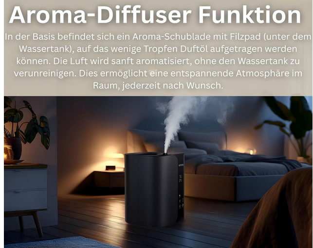 Steinborg Luftbefeuchter 5 Liter Ultraschall & Diffusor für 39,90€ (statt 70€) Steinborg Luftbefeuchter 5 Liter Ultraschall & Diffusor für 39,90€ (statt 70€)