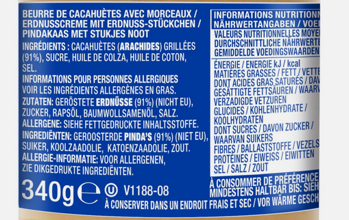 12x SKIPPY 340g Erdnussbutter Superchunk für 29,95€ (statt 42€)  pro Glas nur 2,49€