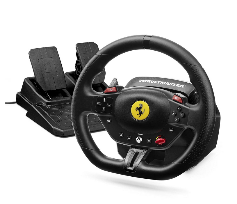 🏎️🏆Thrustmaster T98 Ferrari 296 GTS Rennlenkrad & Pedal-Set XBox/PC für 76,68€ (statt 93€)