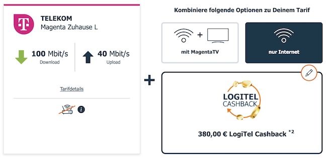 🛜 Telekom MagentaZuhause L (100 Mbit/s) für eff. 24€ mtl. ➡️ durch 480€ Bonus 🤑