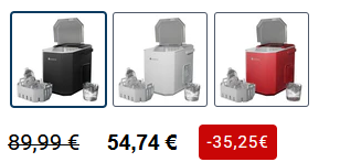 🧊🧊 IceOracle Eiswürfelmaschine mit Selbstreinigung für 54,74€ (statt 68€)