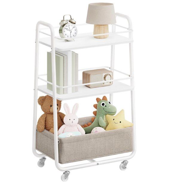 VASAGLE LILEA Rollwagen mit Korb aus Stoff für 17,91€ (statt 26€)