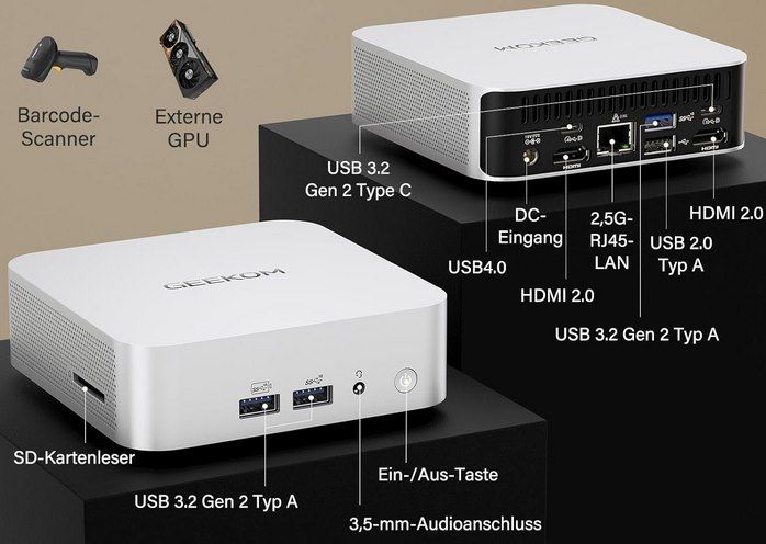 🖥️ GEEKOM A7 Mini-PC mit AMD R5-7535HS, 16GB & 1TB für 524€ (statt 699€) 🖥️ GEEKOM A7 Mini PC mit AMD R5 7535HS, 16GB & 1TB für 524€ (statt 699€)