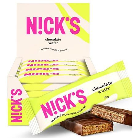 🍫 24er Pack NICKS Low Carb Chocolate Wafer ab 18,97€ (statt 28€)