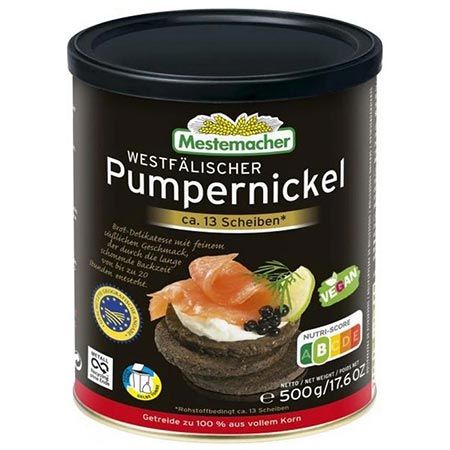 🍞 6x Mestemacher Pumpernickel in der Dose, je 500g ab 8,96€ (statt 20€)