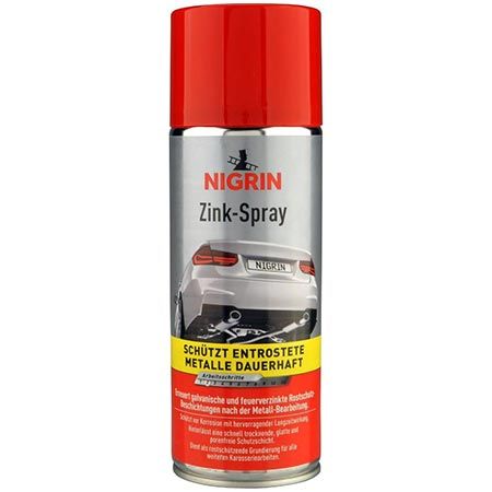 🚗 Nigrin Zinkspray (Rostschutz), 400ml für 6,95€ (statt 10€)