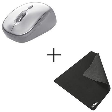 🖱️ Trust Yvi Wireless Maus mit 1.600DPI + Mauspad für 9,89€ (statt 26€) – Refurbished