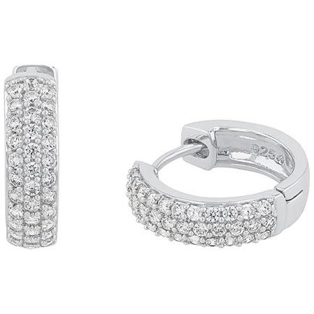 💍 s.Oliver Silber & Edelstahl Creolen mit Zirkonia für 47,60€ (statt 80€)