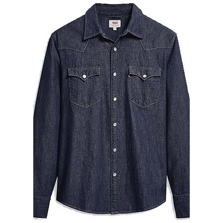 👕 Levis Barstow Western Jeanshemd in Indigo ab 36€ (statt 50€)