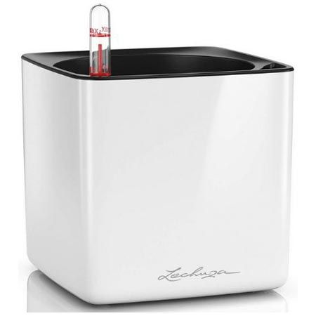 🌹 Lechuza CUBE Glossy 14 Blumentopf mit Bewässerungssystem für 12,99€ (statt 20€)